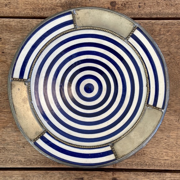 Moroccan Decorative Plate - Picture 3 of 9